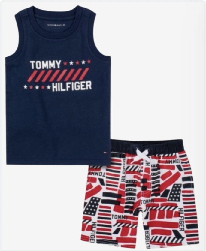 CONJUNTO TOMMY HILFIGER TALLA: 9 A 12 MESES-0