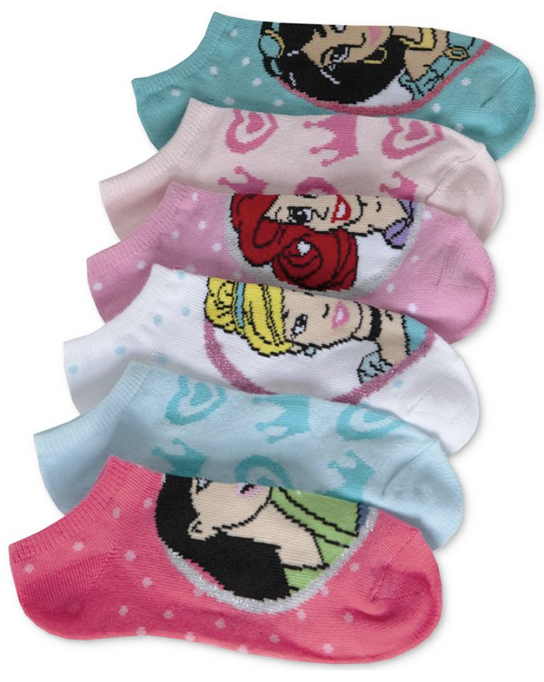 CALCETINES PRINCESAS DISNEY X 6 - TALLA: 25 A 33 -1