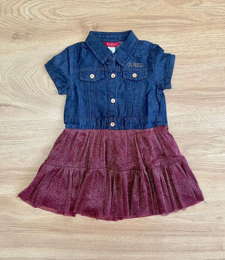 VESTIDO GUESS TALLA 24 MESES-1