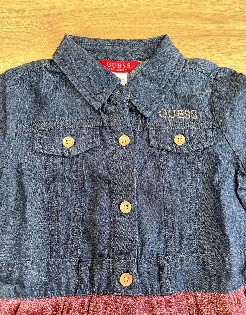 VESTIDO GUESS TALLA 24 MESES-2