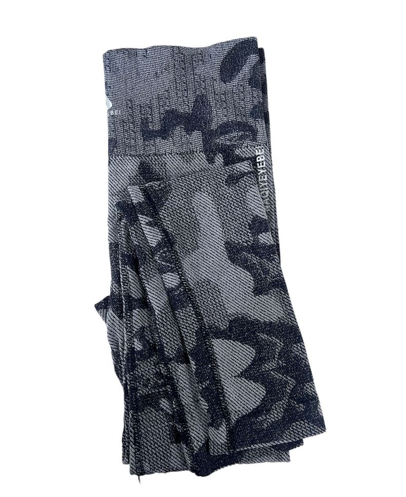 Leggins Mujer Deportivo Cintura Alta Gimnasio Yoga Camuflaje Negro TALLA UNICA-1