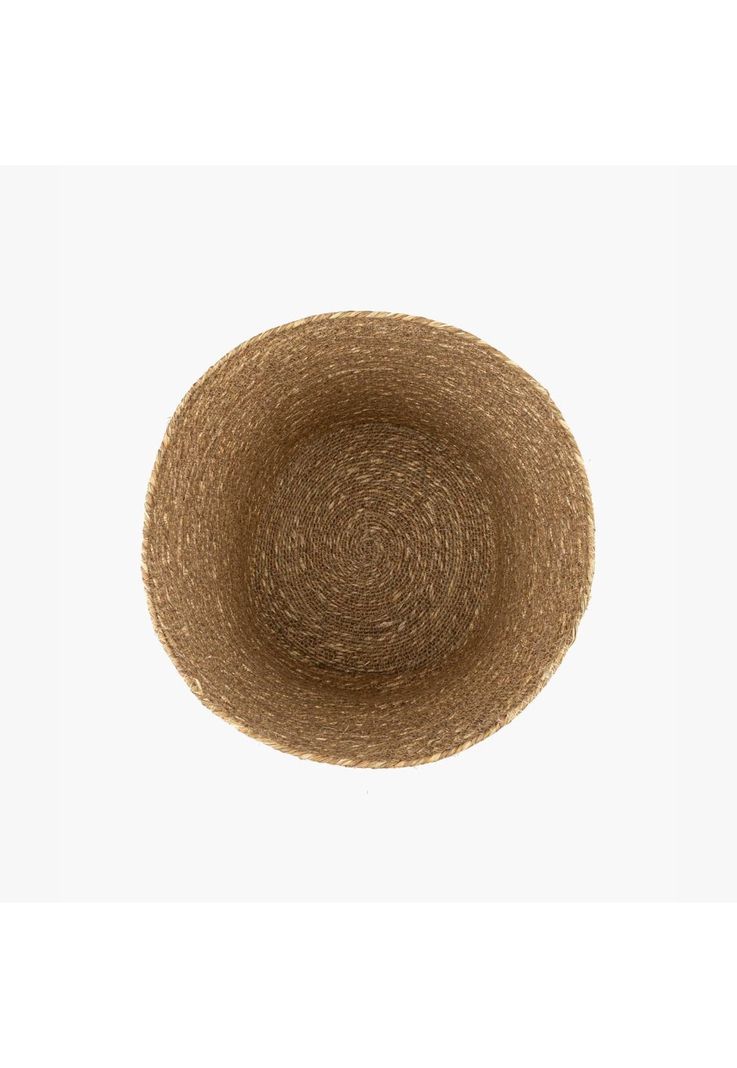 Canasto Organizador Boho Fibra Natural 30 X 30 Cm Beige-2