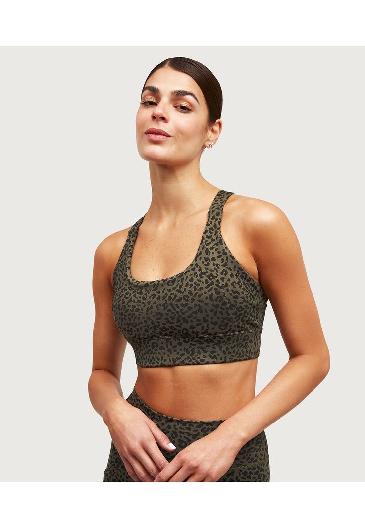 Peto Deportivo Leopard Print Verde-0
