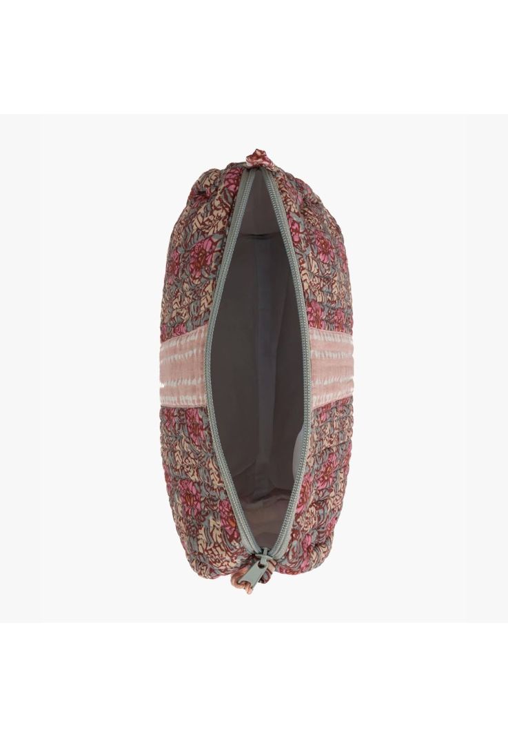 Cosmetiquero Boho Algodón Rosado-2