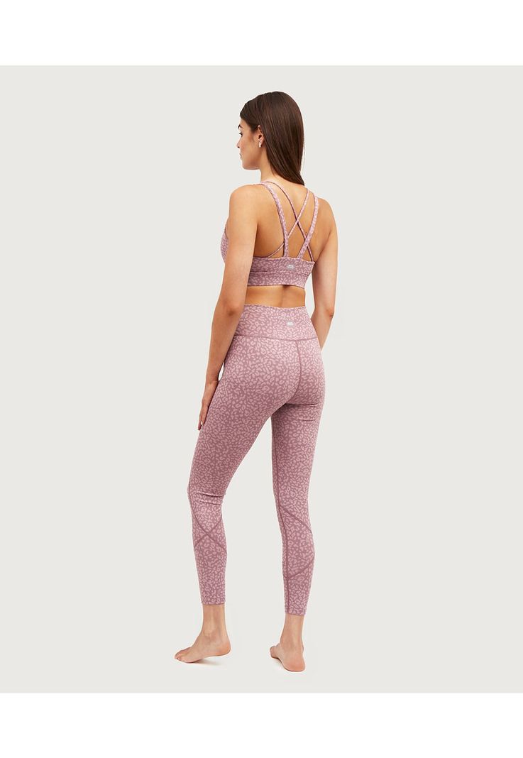Calza Deportiva Animal Print Rosado-2