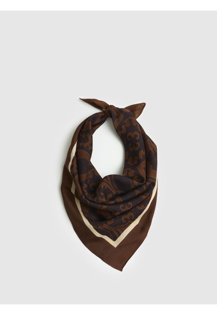 Bandana Woman Estampado Burdeo