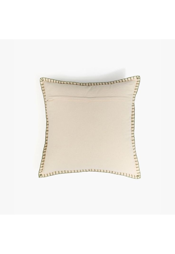 Cojín Palmera Bordada Beige-1