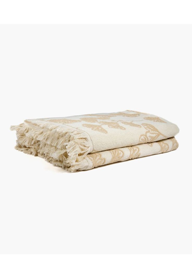 Toalla Algodón Sábana Beige-1