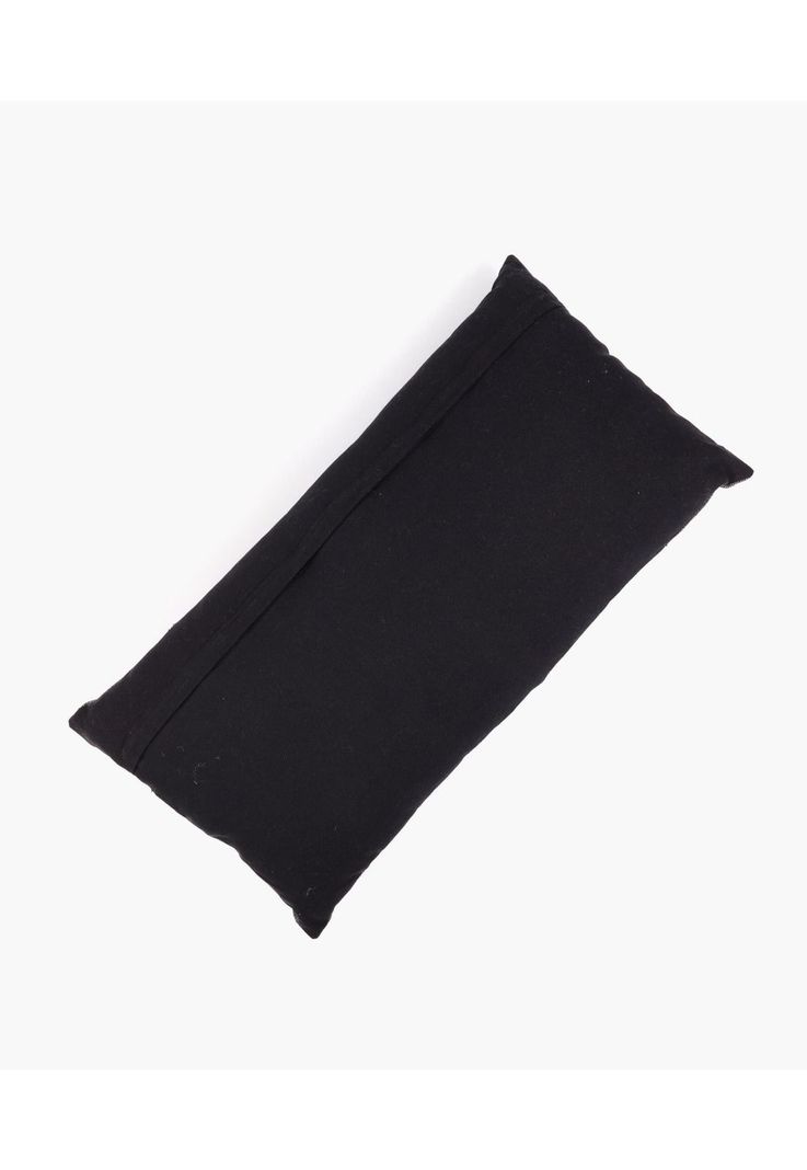 Cojín Algodón 30 X 60 Cm Negro-3