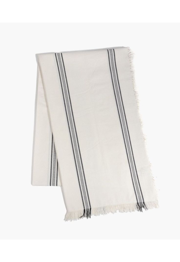 Mantel Con Líneas 150 X 250 Cm Blanco-0
