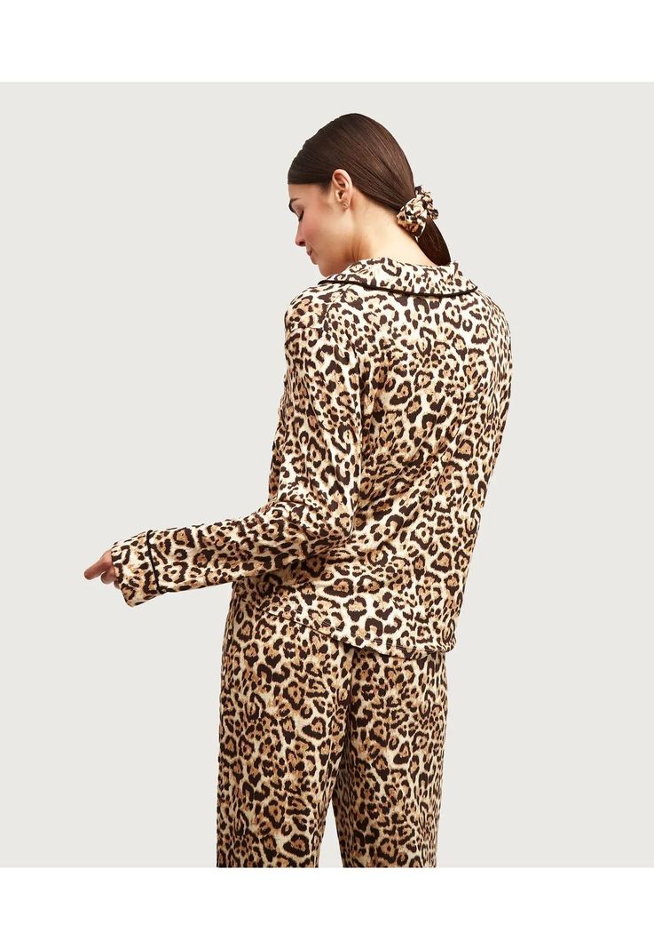 Set Pijama Dreamy Animal Print Beige-2