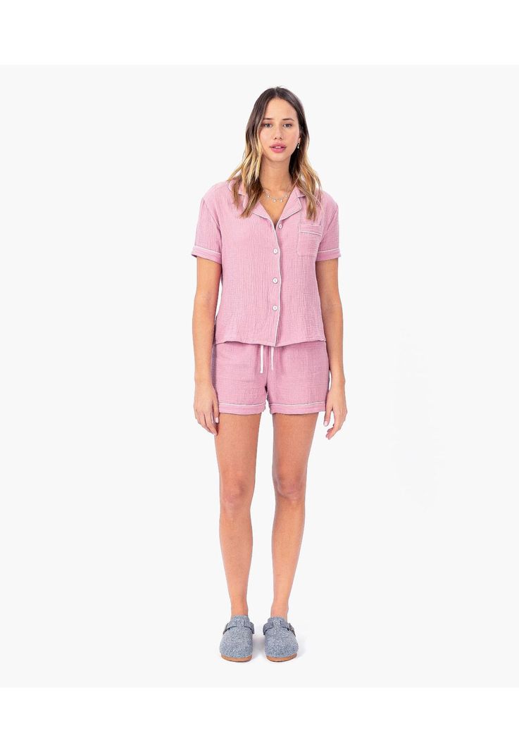 Pijama Dreamy Corto Gauze -1