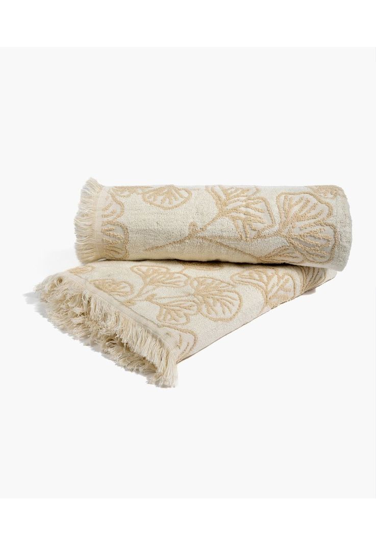Toalla Algodón Mediana Beige-3