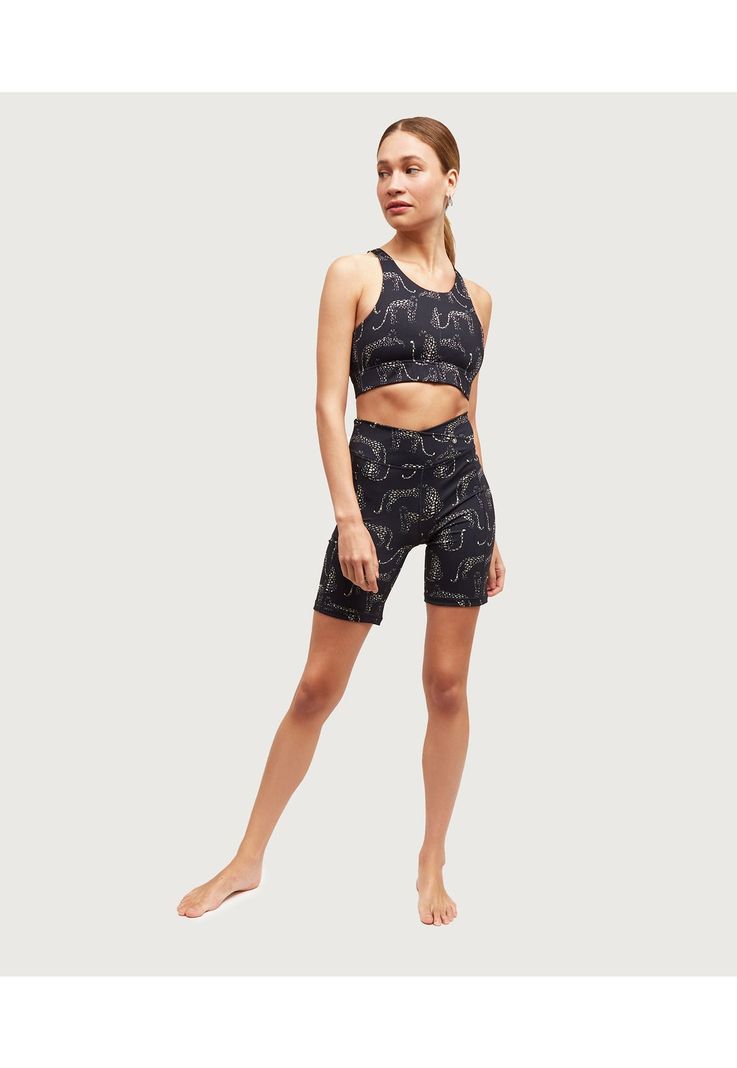Short Deportivo Biker Tigres Negro-3