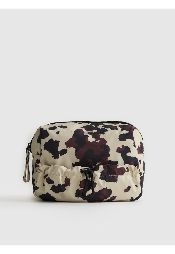 Cosmetiquero Animal Print Beige