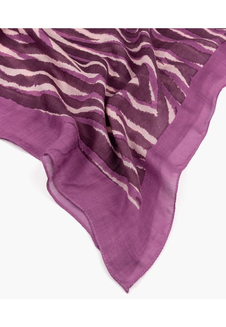 Pañuelo Mujer Zebra  Morado