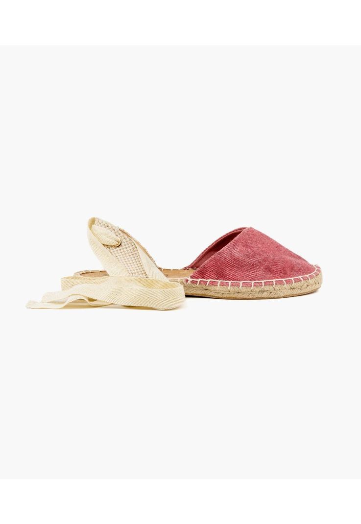 Sandalias Mujer Alpargatas Cinta Fucsia-0
