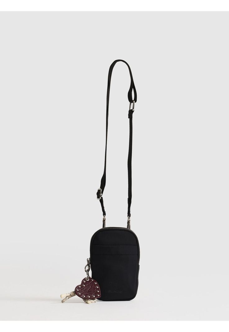 Mini Cartera Corazon Negro