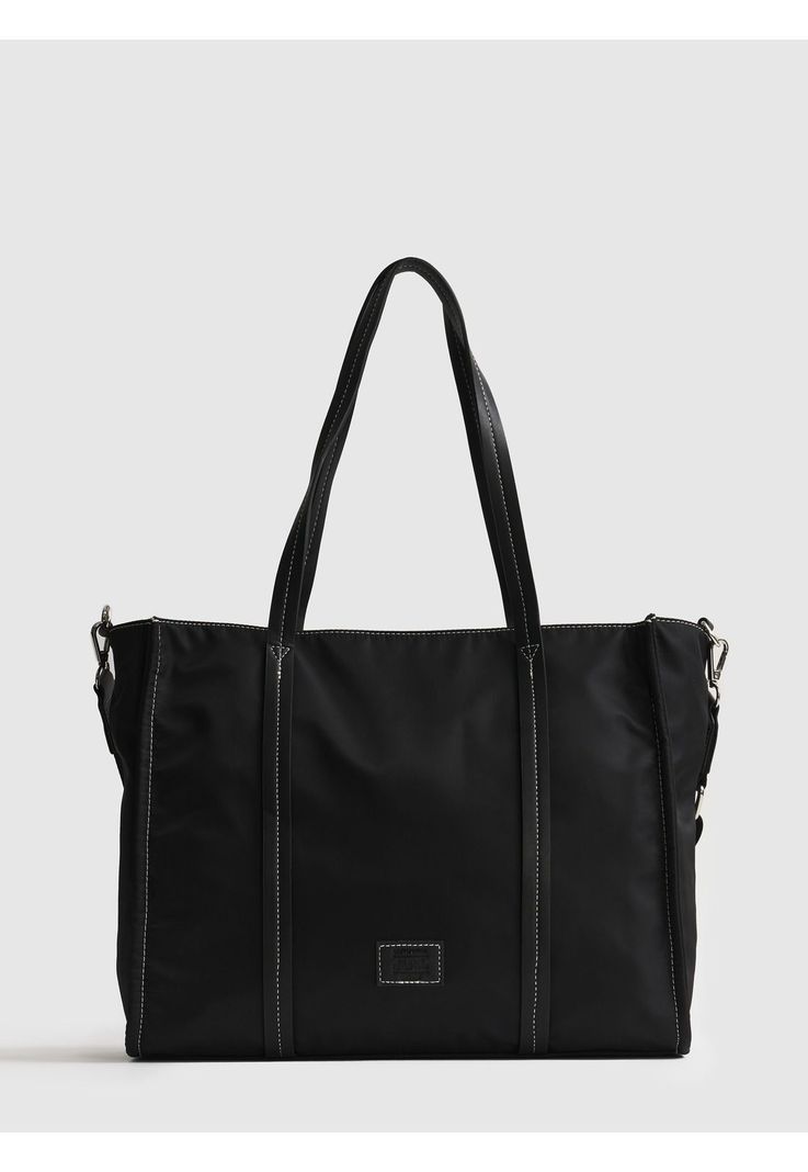 Bolso Nylon Notebook Office Iconicas Negro