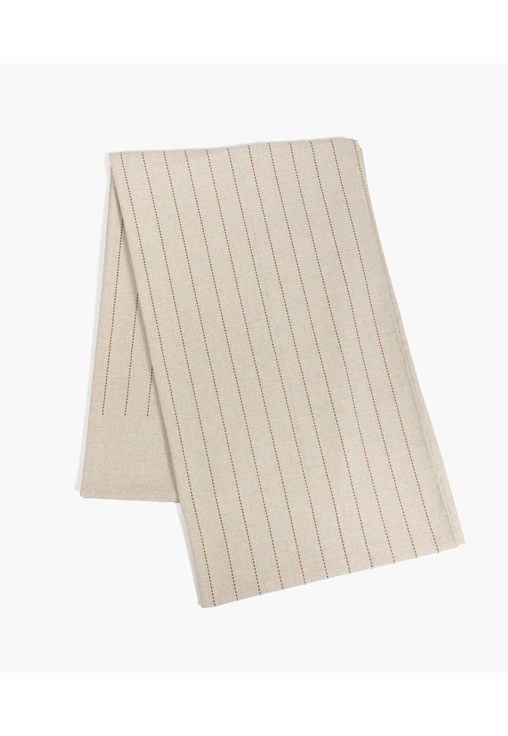 Mantel Líneas Bordadas 180 X 300 Cm Beige-0