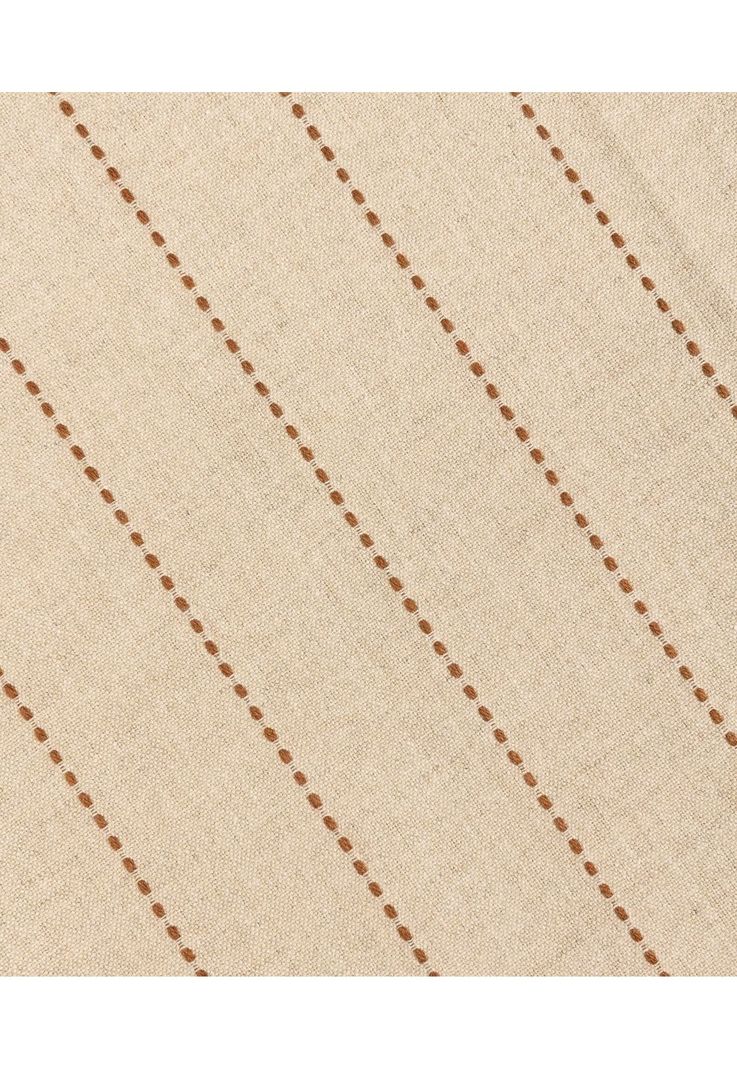 Mantel Líneas Bordadas 180 X 300 Cm Beige-1
