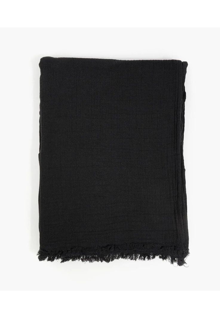 Piecera Algodón Gauze Negro-0