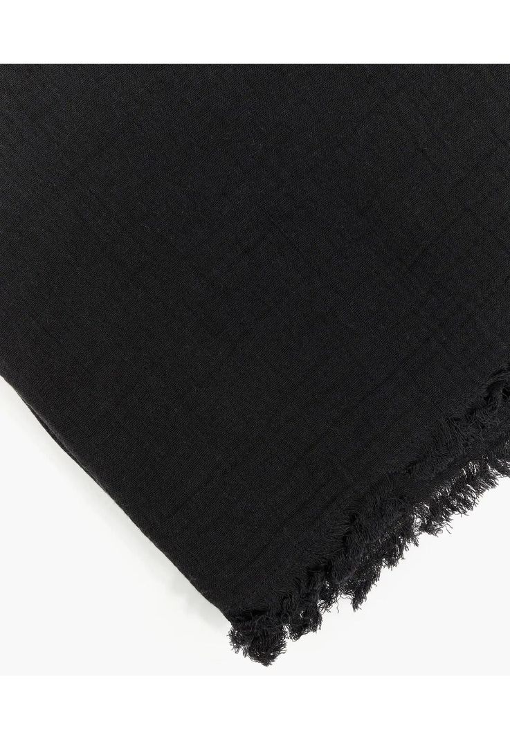 Piecera Algodón Gauze Negro-1