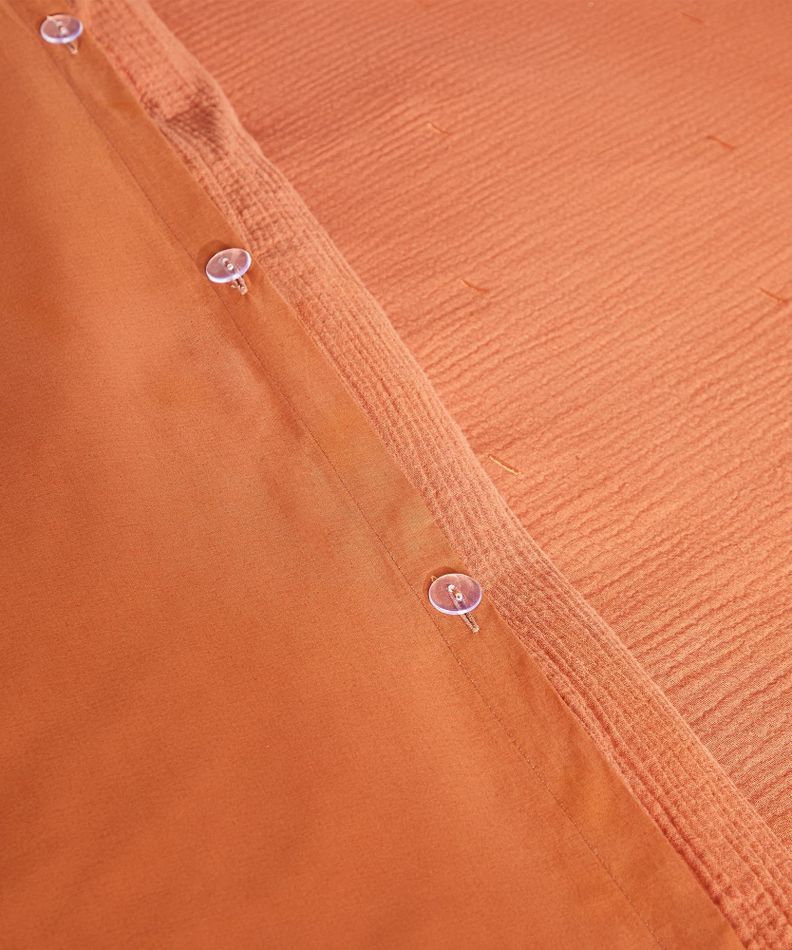 Funda De Plumón 220 X 220 Cm Lounge Terracota-1