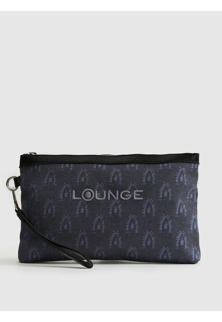 Estuche Strap Bordado Azul