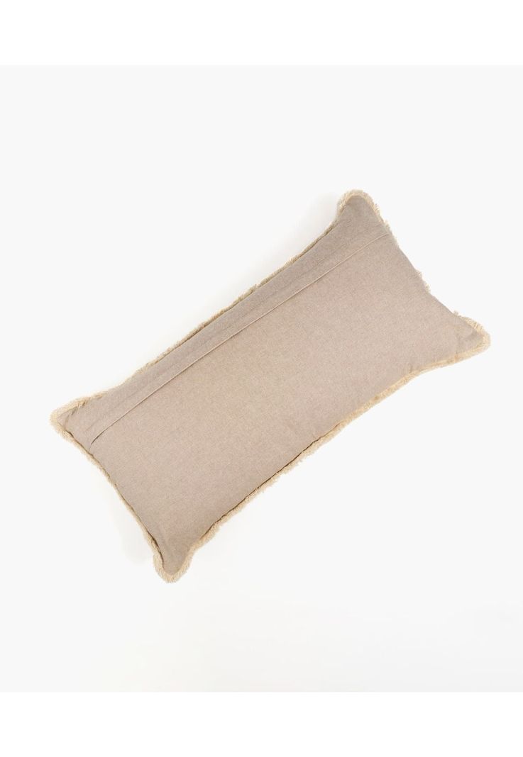 Cojín Algodón Bicolor Lavado 30 X 60 Cm Beige-1