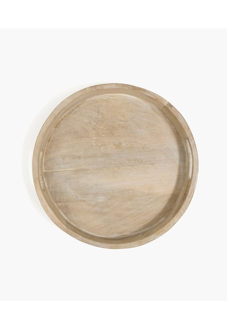 Bandeja Decorativa Circular Beige-2