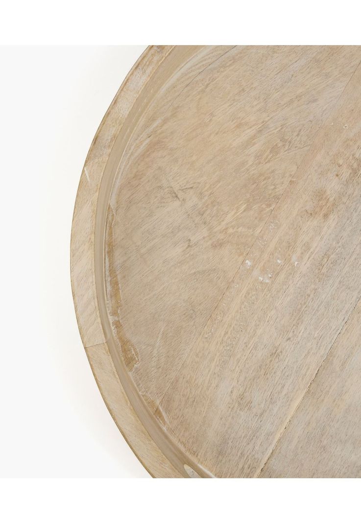 Bandeja Decorativa Circular Beige-3