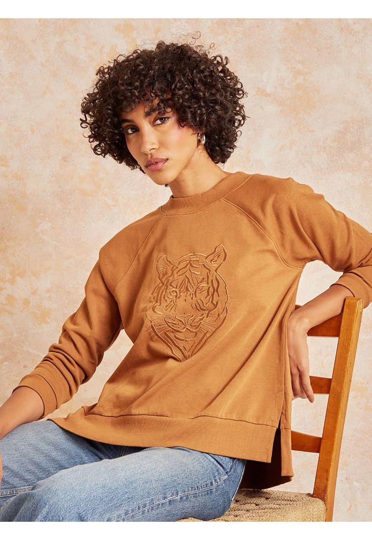 Polerón Boho Tigre -2