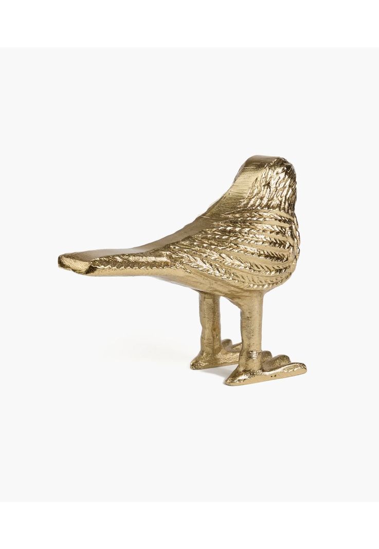 Adorno Decorativo Pájaro Dorado-1