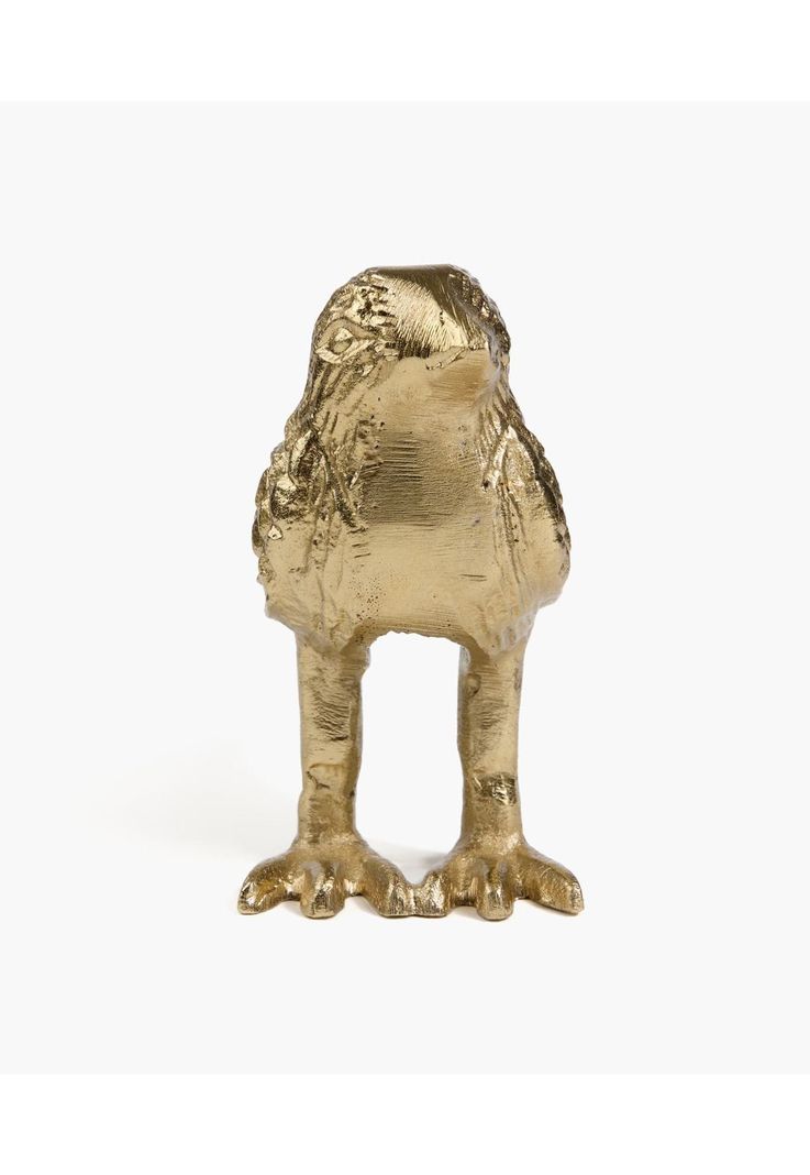 Adorno Decorativo Pájaro Dorado-2