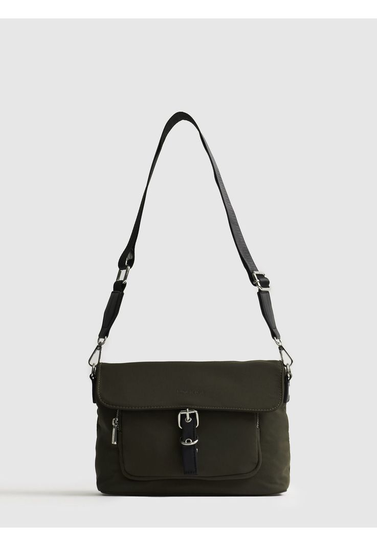 Cartera Bandolera Hebillas Street Verde