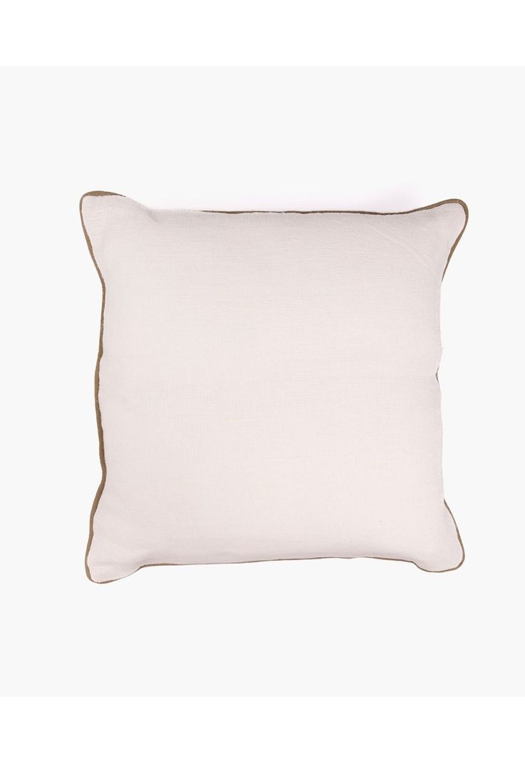 Funda Cojín Lino Básico 45 X 45 Cm Blanco-0