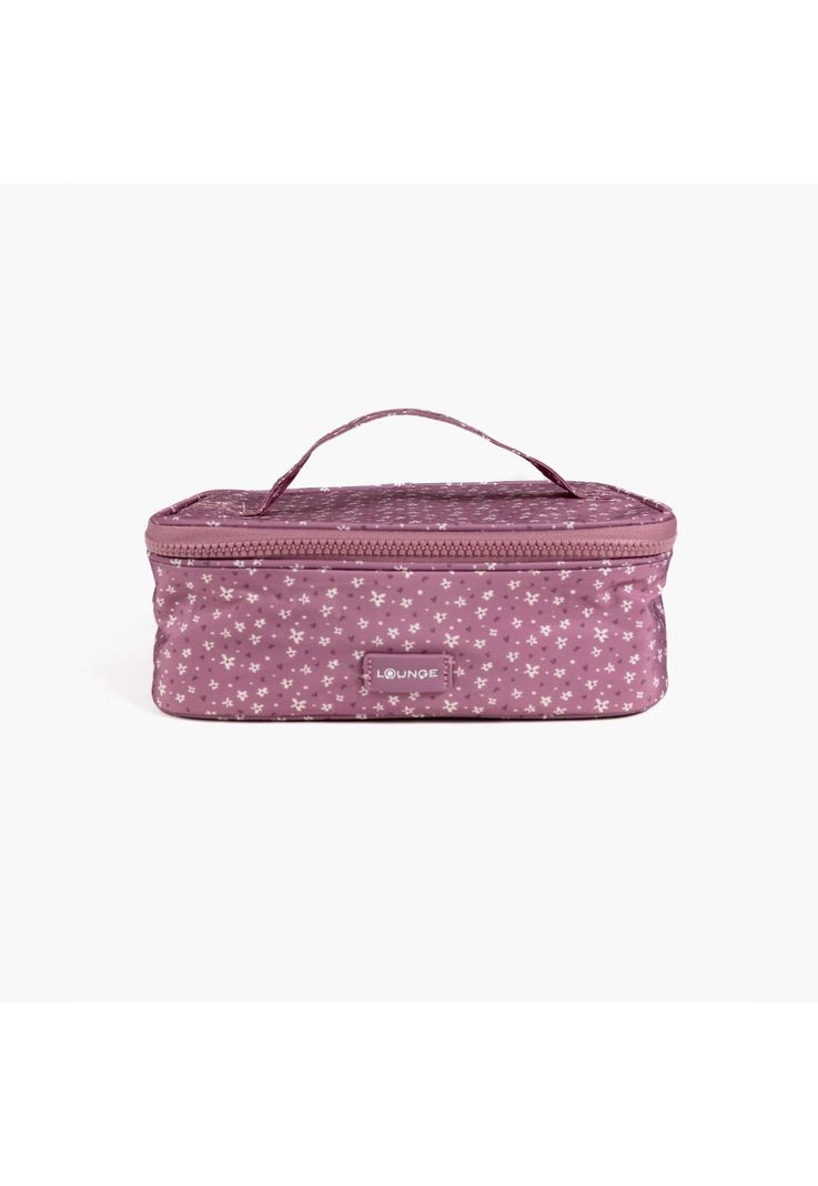 Cosmetiquero Floral Burdeo-0