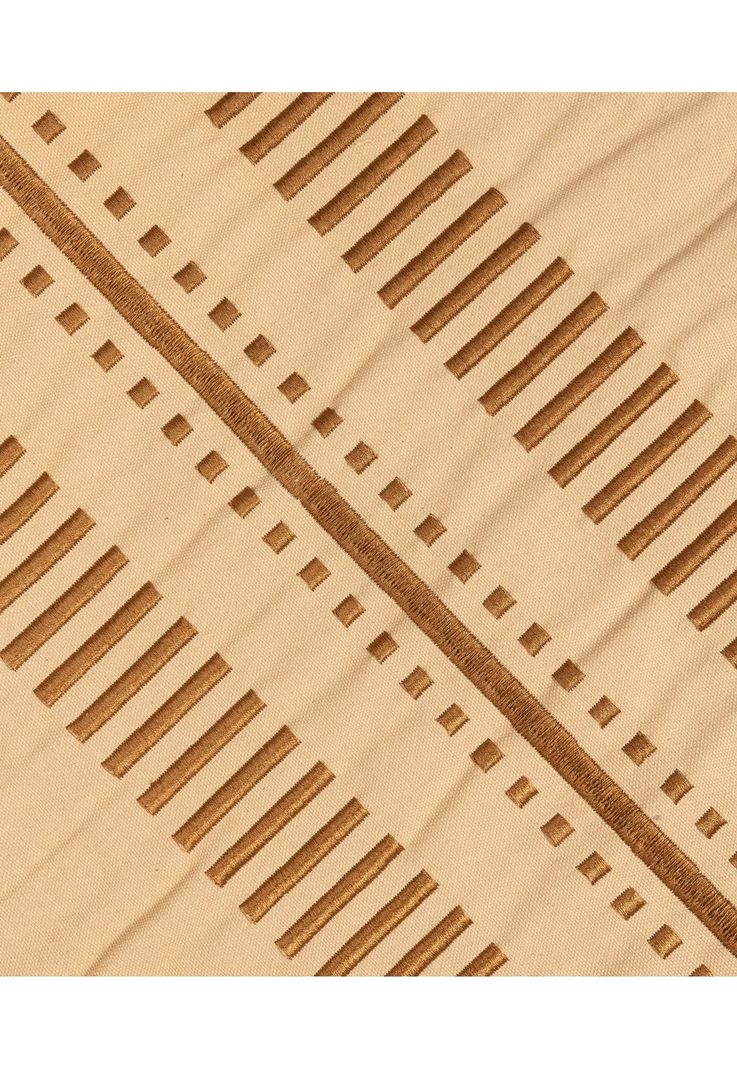 Cojín Algodón Costuras 45 X 45 Beige-1
