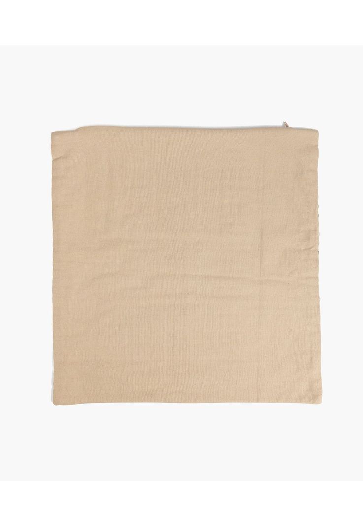 Cojín Algodón Costuras 45 X 45 Beige-3