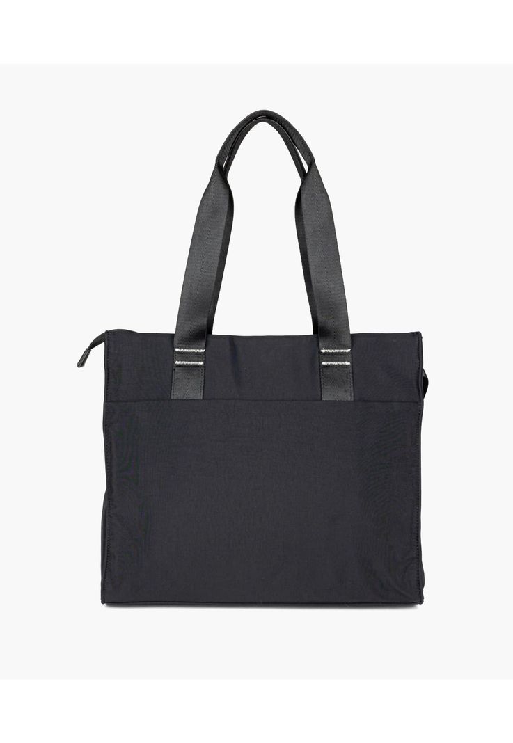 Cartera De Hombro Notebook Icónica Nylon Negro-2