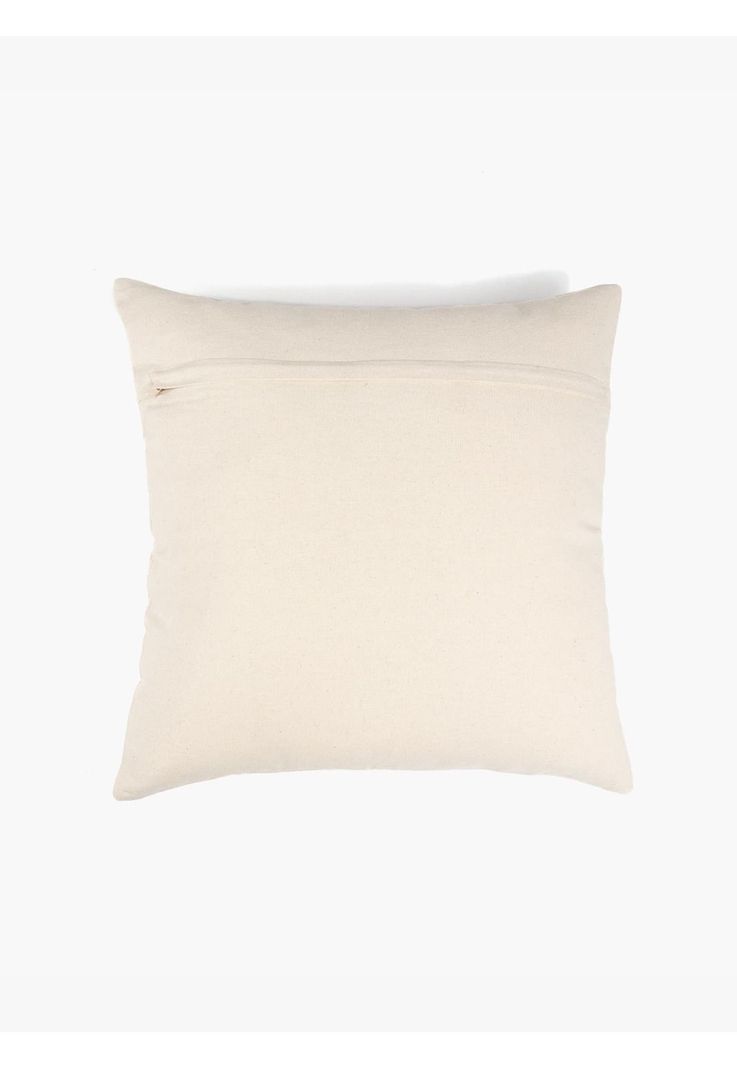 Cojín Algodón Palmeras Bordadas Beige-1