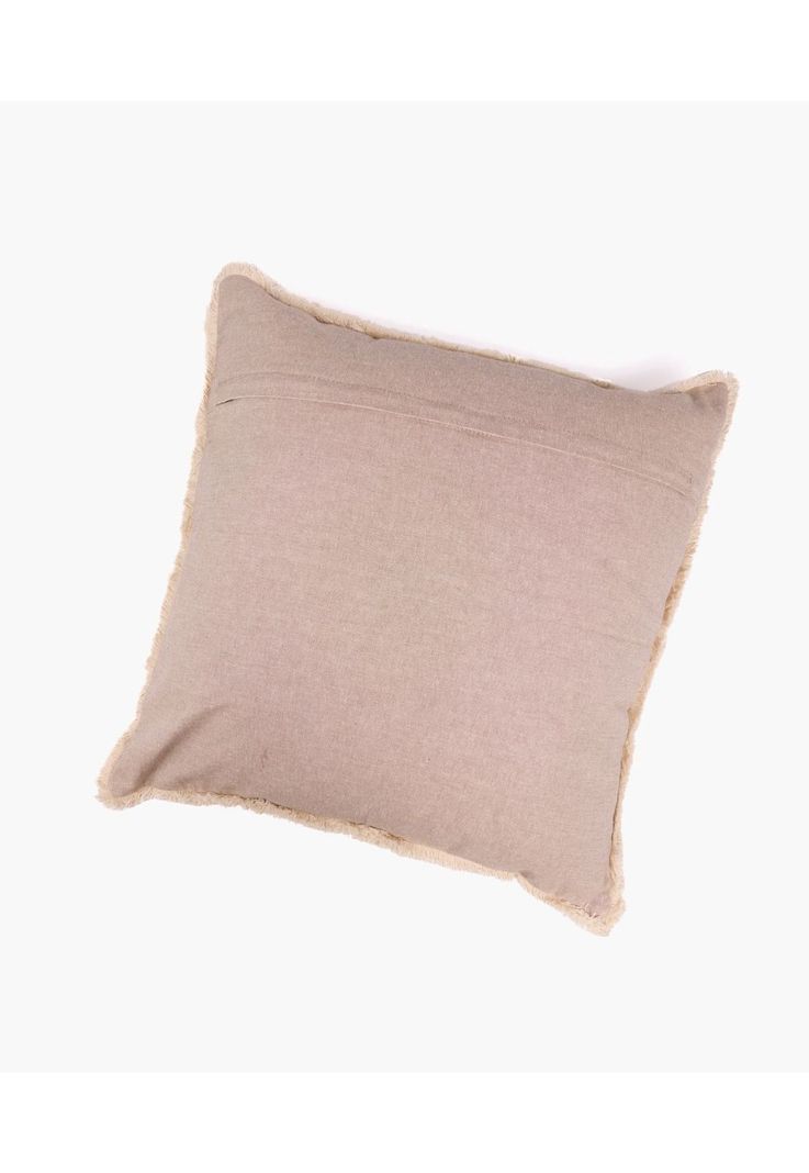 Cojín Algodón Bicolor Lavado 45 X 45 Cm Beige-2