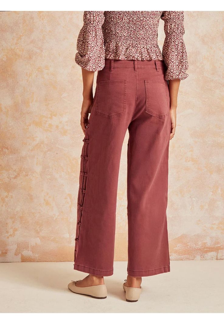 Pantalón Boho Nudos -2