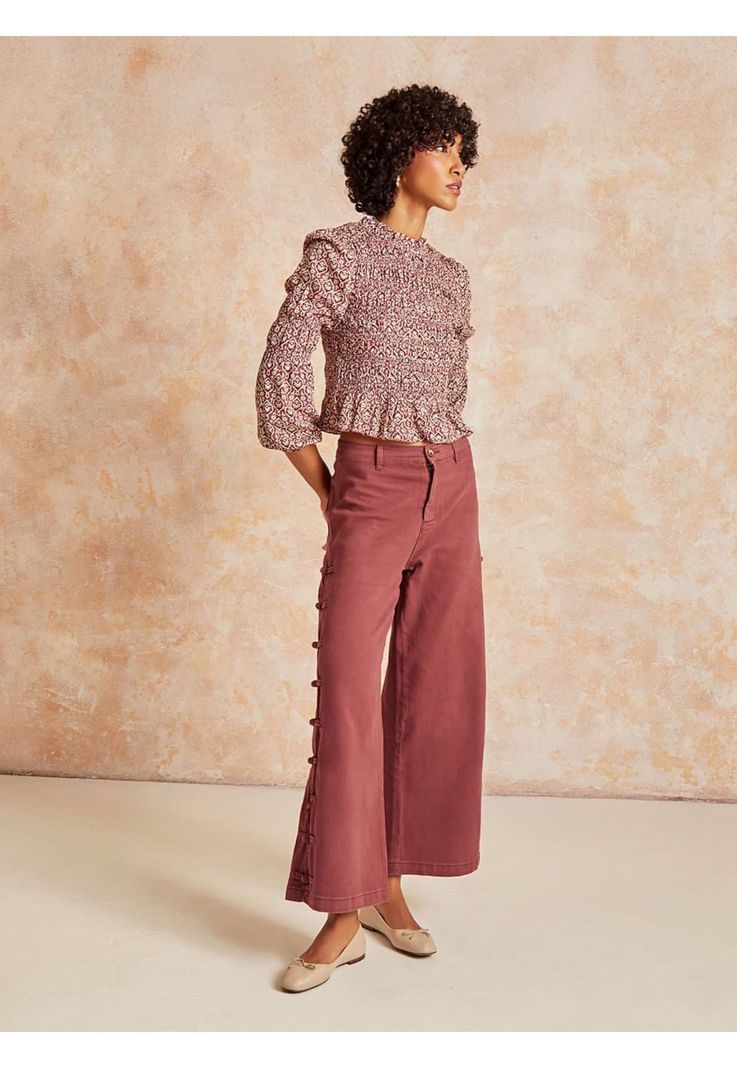 Pantalón Boho Nudos -3