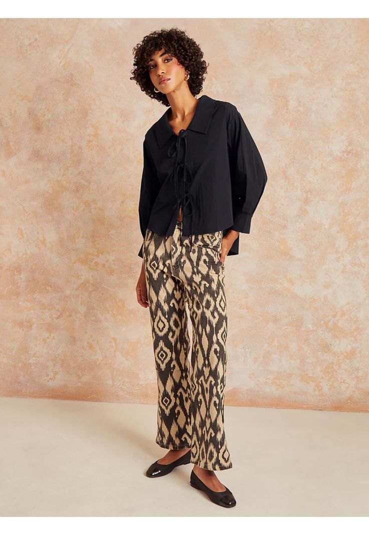 Pantalón Boho Estampado-0