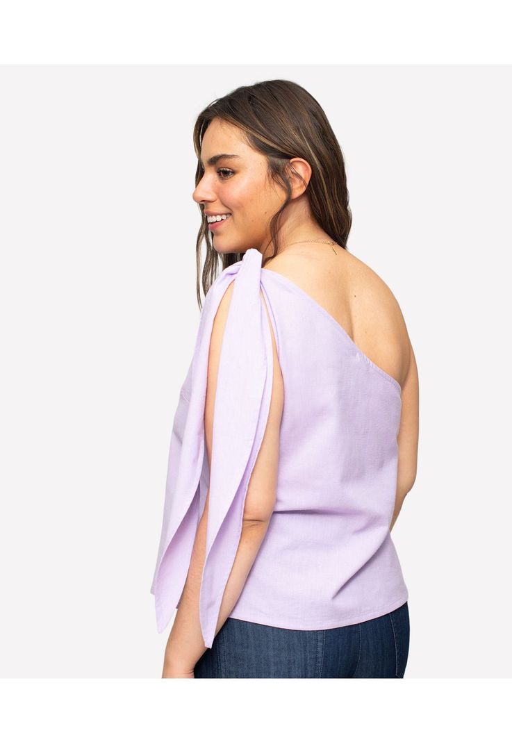 Blusa Beach People Un Hombro-2