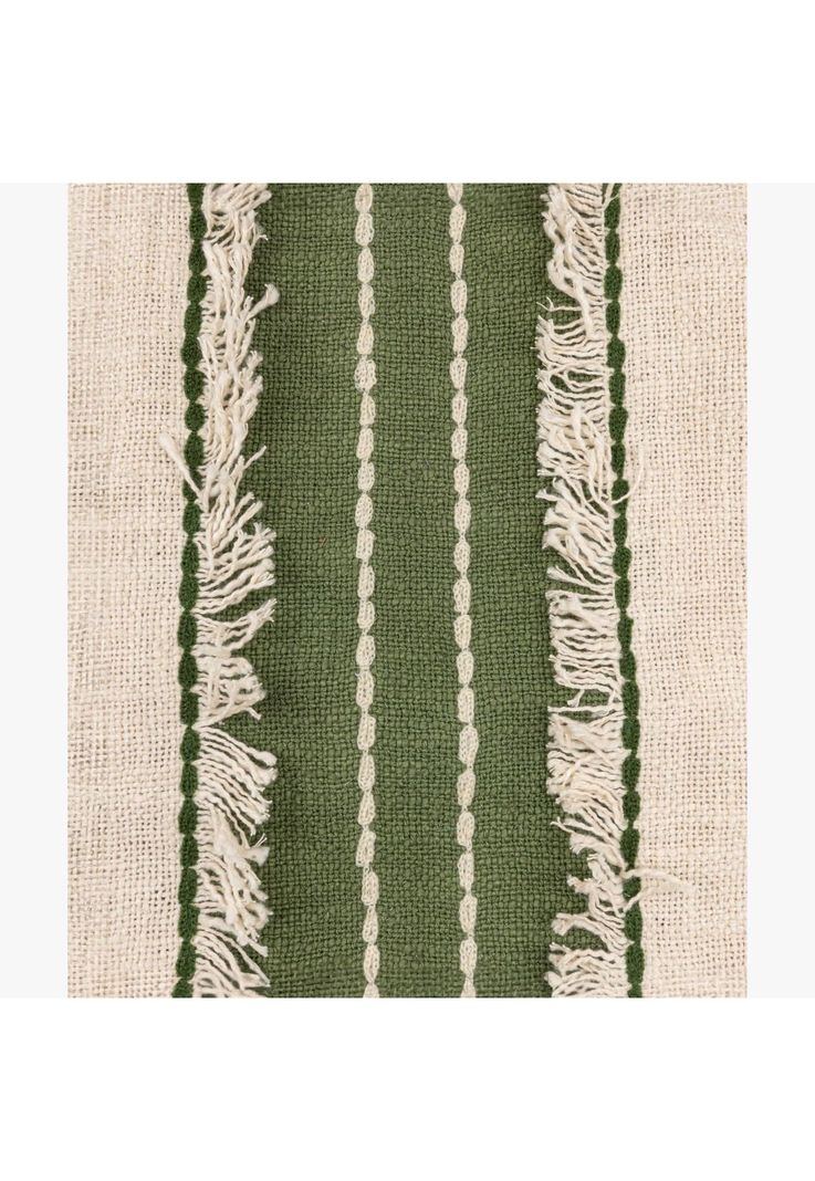Cojín Boho Algodón Detalle Costuras 30 X 60 Cm Beige-1
