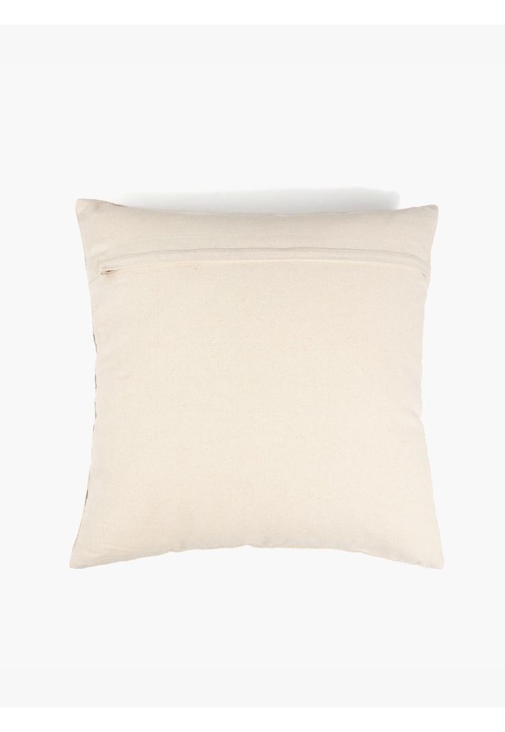 Cojín Algodón Textura Con Líneas Beige-2