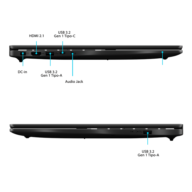 NOTEBOOK ASUS VIVOBOOK 16 INTEL 5 16GB 512GB SSD RTX 3050 16'-1